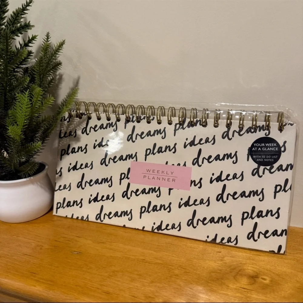 NEW weekly planner book